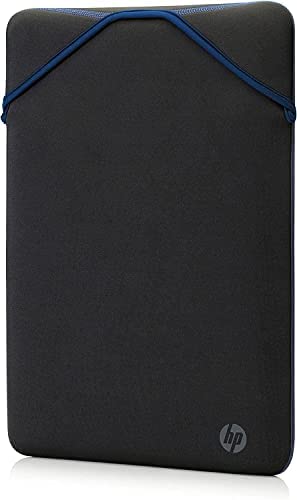 HP – PC Protective Reversibile Sleeve per Notebook fino a 15.6, design reversibile, Nero/Blue