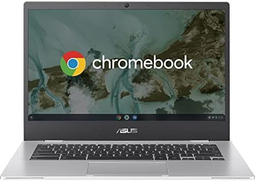 ASUS Chromebook CX1 CX1400CKA, Notebook 14″ Anti-Glare, Intel Celeron N4500, RAM 4GB, 64GB eMMC, Intel UHD Graphics 600, ChromeOS, Argento