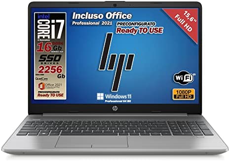 HP – 250G9 i7-1255U 15 16GB/512 PC Intel i PN: 6F217EAABZ – 7584686