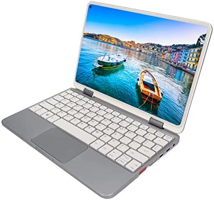 Yunseity PC Portatile Convertibile 2 in 1, Laptop FHD da 10,8 Pollici per CPU Intel, Win 11, Touchscreen Ruotabile a 360°, Webcam, Risoluzione 2560 * 1600, 8 GB di RAM, SSD da 1 TB, Penna