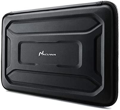 Custodia Protettiva per PC Portatile 13″, Cover Rigida Laptop Sleeve per MacBook Air, PRO, Surface e Chromebook, Impermeabile, Antiurto, Imbottito (Nero)