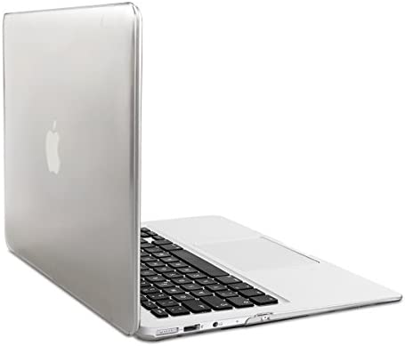 kwmobile Custodia compatibile con Apple MacBook Air 13″ (2011-Mitte 2018) A1369, A1466, A1932 – Cover trasparente protettiva per Notebook PC trasparente – Protezione in cristallo