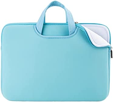 YINHANG Custodia Borsa Laptop Sleeve per 15,6 Pollici Chromebook Notebook Computer Ultrabook, protettiva Borsa impermeabile per computer laptop con Maniglia Portatile, Blu