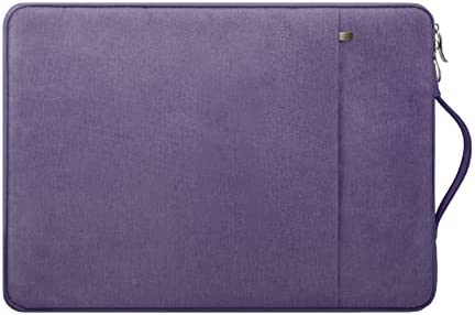 YINHANG 15,6 Pollici Custodia Laptop Sleeve Borsa Chromebook, Protettiva impermeabile Borsa Computer Tasca da trasporto imbottita con manico, Compatibile con 15,6 Pollici Notebook Laptop, Viola