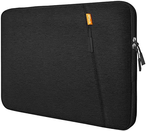 JETech Custodia per 13,3 Pollici MacBook Air/Pro, 14 Pollici MacBook Pro 2021 M1, 13-13,6 Pollici Laptop Notebook, Impermeabile Borsa Sleeve Antiurto Caso con Tasche (Nero)