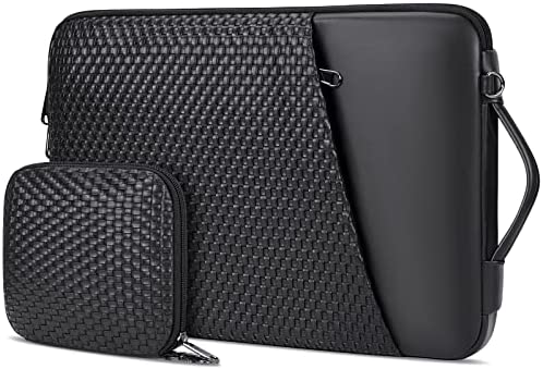 KTMOUW Custodia PC 14 Pollici Impermeabile Custodia Macbook Air 13-14” Antiurto Borsa Porta PC Custodie morbide per Macbook Air/DELL/HP/ Ausu/Acer/Toshiba/Lenovo Nero