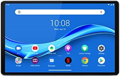 Lenovo Tab M10 Plus Seconda Generazione, Display 10.3″ Full HD, 4G LTE, RAM 4GB, Memoria 64GB, Tablet Android Pie, Storm Grey, Esclusiva Amazon, Alimentatore