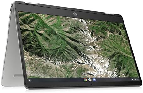 HP – PC Chromebook x360 14a-ca0000sl, Intel Celeron N4120, 4GB RAM LPDDR4, eMMC da 64GB, Display Touch da 14″ FHD, IPS, Antiriflesso, Grafica Intel UHD 600, ChromeOS, Webcam HD, Silver, Argento