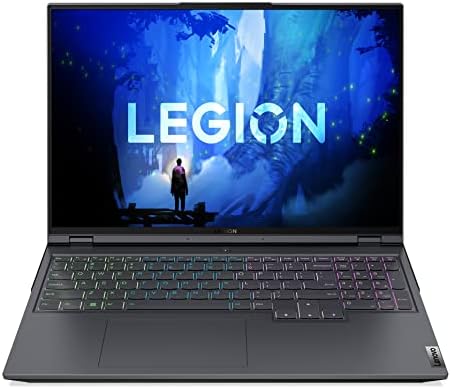 Lenovo Legion 5 Pro Gaming Portatile, Display 16″ 2.5K IP5 500nits 165Hz, Intel Core i7-12700H, RAM 2x8GB, 512GB SSD, NVIDIA RTX 3070 8GB GDDR6, Windows 11, Tastiera Retroilluminata, Storm Grey