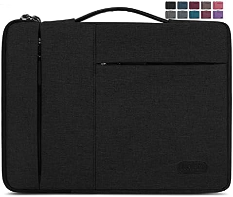 Lubardy Custodia PC 13-14 Pollici Impermeabile Antiurto Borsa Porta PC per Macbook Air/Pro 13-13,3 “Nera