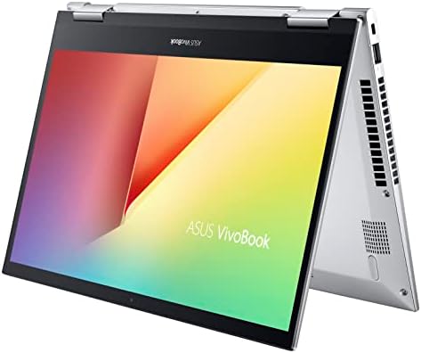ASUS Vivobook Flip 14 J470EA-EC564W, Notebook con Monitor Touchscreen 14″ FHD Glossy, Intel Core 11ma generazione i3-1115G4, RAM 8GB, 256GB SSD PCIE, Windows 11 Home S, Argento