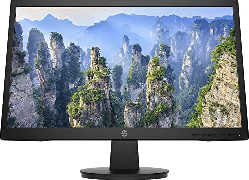 HP – PC V22 Monitor per PC, Schermo 22 Pollici Full HD, Risoluzione 1920 x 1080, 60 Hz, Micro-Edge, Antiriflesso, Tempo di Risposta 5 ms, Comandi sullo Schermo, HDMI e VGA, Reclinabile, Nero