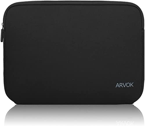 ARVOK 15 15,6 16 Pollici Sleeve per Laptop/Impermeabile Custodia di Neoprene Borsa/Custodia Per Laptop/Custodia Per Notebook Compatibile Con Laptop Ultrasottili, Nero