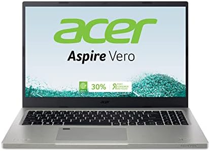 Acer Aspire Vero AV15-51-52QX PC Portatile, Notebook, Processore Intel Core i5-1155G7, RAM 8 GB, 512 GB PCIe NVMe SSD, Display 15.6″ IPS FHD LED LCD, Scheda Grafica Intel Iris Xe, Windows 11 Home