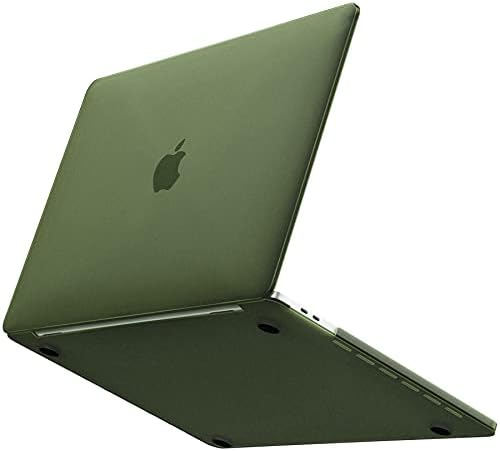 Gahwa Cover per MacBook Pro 13 Pollici con/Senza Touch Bar M2 M1 (2022 2020 2019 2018 2017 2016) A2338/A2289/A2251/A2159/A1989/A1706/A1708, Custodia Case Opaca Hardshell Sottile Plastica, Verde Scuro