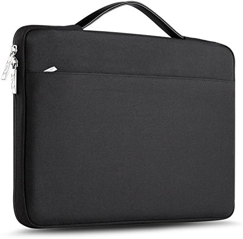 ZINZ 15 15,6 16 Pollici Custodia Borsa Impermeabile, Computer Borsetta Ventiquattrore Compatibile MacBook PRO 15 16, Surface Book 15, e la Maggior Parte dei Laptop da 15-16″, Nero