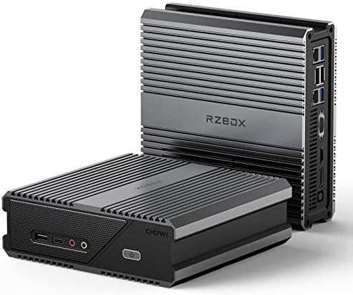 CHUWI Mini PC, Windows 11 RZBOX AMD Ryzen 7 5800H Max 4.4GHz 8c/16t Mini PC Gaming 16GB RAM + 512GB ROM 2500Mbps, Mini PC BT5.1 RJ45*2 /Tipo-A/Tipo- C /*USB-A 3.0/3*USB-A 2.0 /HDMI 2.0