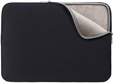 RAINYEAR 14 Pollici Custodia Protettiva per Laptop PC Computer Portatili Sleeve Caso Morbide Borsa da Trasporto Compatibile con 14″ Chromebook Ultrabook Notebook(Nero,Versione Aggiornata)