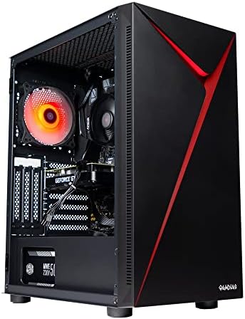 BREUNOR PURA – Pc Gaming RYZEN 5 5500 a 4.2GHz, GTX 1650 4GB, RAM 16GB 3200 MHz, SSD NVMe 500GB, Win 11 Pro, Pc da gaming, Pc desktop gaming