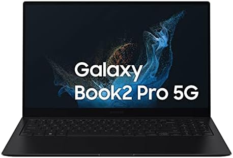 Samsung Galaxy Book2 Pro 5G PC Portatile, Ultrafino, 15.6″, FHD Amoled, Intel Core i5 di dodicesima generazione, Intel® Iris® Xe, RAM 8GB LPDDR5, 256GB NVMe SSD, Windows 11 Home, Graphite