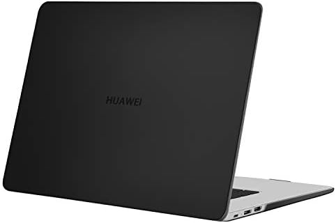 MOSISO Custodia Rigida Solo Compatibile con Huawei MateBook D 15 Pollici Versione 2020 2019, Custodia Protettiva Case in Plastica Rigida, Nero