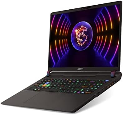 MSI Vector GP68HX 12VH-036IT, Notebook Gaming, 16″ FHD+ 144Hz, Intel i9-12900HX, Nvidia RTX 4080 12GB GDDR6, RAM 16GB DDR5 4800MHz, 1TB SSDPCIe 4, WiFi 6, Win 11 Home, Layout e Garanzia ITA, Nero