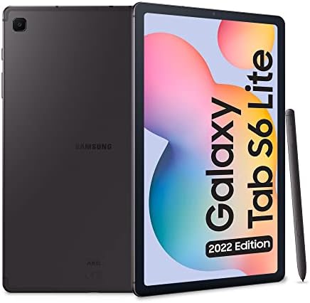 Samsung Galaxy Tab S6 Lite (2022) Tablet, S Pen, Touchscreen LCD TFT, Wi-Fi, RAM 4 GB, 64 GB espandibili, Batteria 7040 mAh, Android 12, Grigio (Oxford Gray), 10.4″ [Versione italiana]