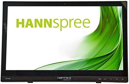 HANNspree HT161HNB Monitor Touchscreen HDMI con Schermo Multi-Touch da 15,6 pollici, Nero