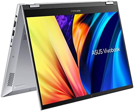 ASUS Vivobook Flip 14 TP3402VA-LZ182W, Notebook in alluminio con Monitor 14″ Glossy touchscreen, Intel Core 13ma gen i5-1335U, RAM 8GB, 512GB SSD PCIE, Grafica Intel iris Xe Windows 11 Home, Argento