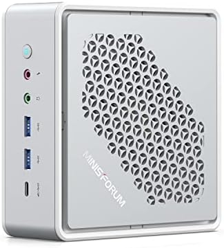 MINIS FORUM Mini PC HM90 Amd Ryzen 9 4900H 8 Core 32 Gb Di Ram 512 Gb PCIe Ssd Computer Desktop, Porte Video HDMI/Displayport/USB-C, Doppia Lan, 4X USB 3.0, 2X USB 3.1