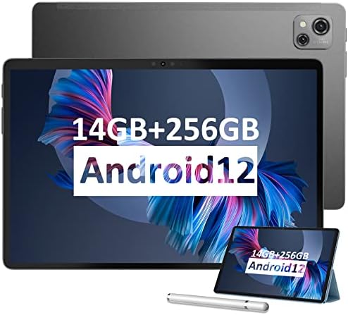 OSCAL Tablet 10.1 Pollici con Penna 14GB RAM+256GB ROM, Pad13 Android 12 Tablet 2023, 4G LTE+5G WiFi, Octa-Core,7680mAh,FHD 1920×1200,13MP+8MP,18W Ricarica/Dual SIM/Face ID/OTG/GPS/BT5/3.5mm Jack