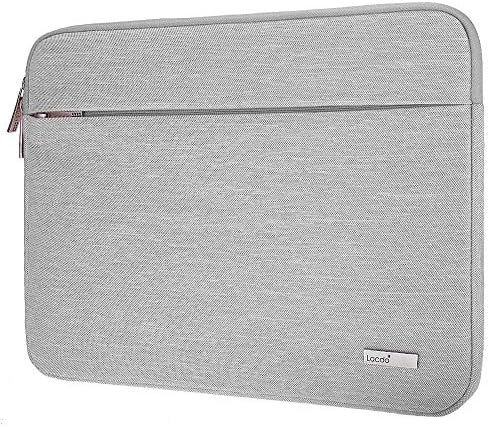 Lacdo 15.6 Pollici Borsa Protettiva Portatile Custodia per 15.6 Pollici HP Pavilion, 15.6 Pollici Lenovo IdeaPad 3 / Legion 5, Acer Aspire 5, Huawei MateBook D 15, dell Chromebook 15 Antiurto, Grigio