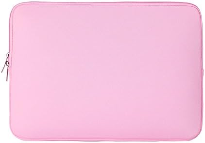 RAINYEAR 14 Pollici Custodia Protettiva per Laptop PC Computer Portatili Sleeve Caso Borsa da Trasporto Compatibile con 14″ Chromebook Ultrabook Notebook,Rosa