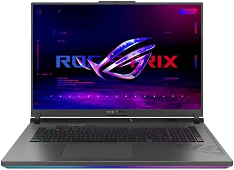 ASUS ROG Strix G18 G814JI#B0BSLLB4B4, Notebook 18″ Anti-Glare, 240Hz, Intel Core 13ma generazione i7-13650HX, RAM 16GB, 1TB SSD PCIE, grafica NVIDIA GeForce RTX 4070 8GB GDDR6, Windows 11 Home, Grigio
