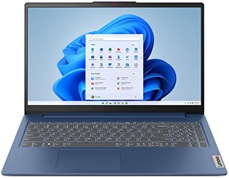 Lenovo IdeaPad Slim 3 Notebook, 1.6 Kg, Display FHD da 15.6 pollici – (Processore AMD Ryzen 5 7520U, Scheda Grafica Integrata, RAM 8 GB, 512 GB SSD, WiFi 6, Windows 11) – Abyss Blue