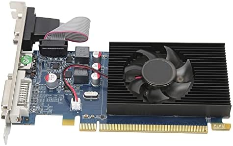 Dilwe Scheda grafica HD6450, 2G 64bit DDR3 Graphics, basso rumore con slot PCI Express 3.0, per desktop..