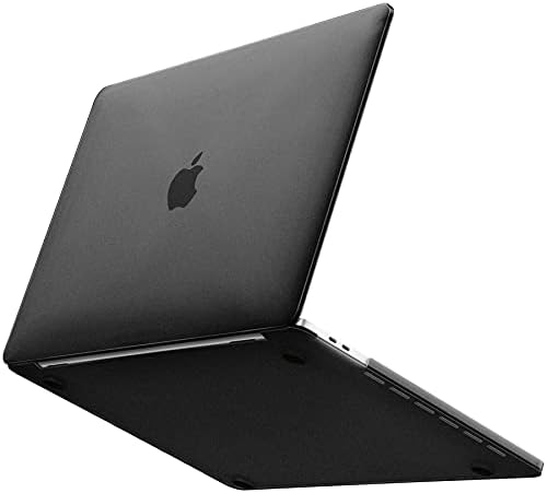 Gahwa Cover per MacBook Pro 13 Pollici con/Senza Touch Bar M2 M1 (2022 2020 2019 2018 2017 2016) A2338/A2289/A2251/A2159/A1989/A1706/A1708, Custodia Case Opaca Hardshell Sottile Plastica, Nero