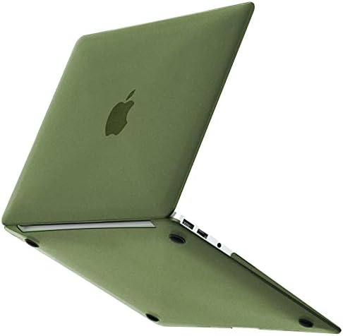 Gahwa Cover Rigida Opaca per MacBook Air 13 Pollici 2010-2017 (Modelli A1466 /A1369), Opaco Ultra Sottile Plastica Custodia Rigida Copertina, Snap On Case, Verde Scuro