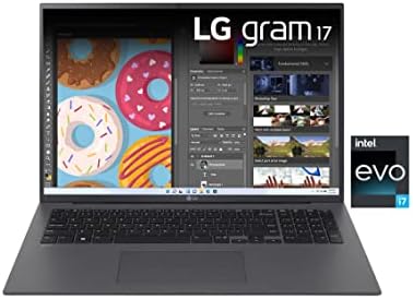 LG Gram 17Z90R, Display Anti-Glare IPS 17″ QHD 16:10, 2560×1600, Intel EVO i7-1360P, RAM 16GB DDR5, SSD 1TB, Intel Iris Xe, Batteria 80Wh, Thunderbolt4, Win11 Home, Tastiera Italiana, 1350g, Grigio
