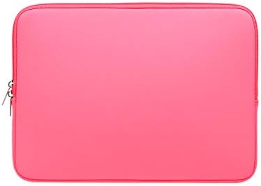 RAINYEAR 14 Pollici Custodia Protettiva per Laptop PC Computer Portatili Sleeve Caso Borsa da Trasporto Compatibile con 14″ Chromebook Ultrabook Notebook,Rosa Brillante