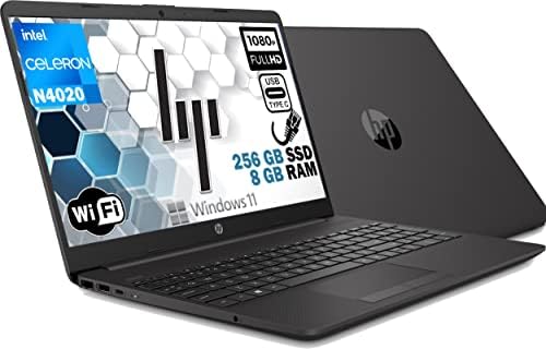 HP 250 G8 Notebook Pc Portatile/Display Led 15.6″ FHD/Cpu Intel N4020 2.80GHz /Ram 8Gb DDR4 /Ssd M2 256GB /Hdmi/Usb-C/Wifi Bluetooth/open Office 2021/Windows 11 Pro