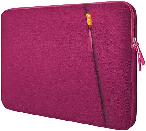 JETech Borsa per PC da 13,3 Pollici MacBook Air/Pro, 14 Pollici MacBook Pro 2021 M1, 13-13,6 Pollici Laptop Notebook, Impermeabile Custodia Sleeve Antiurto Caso con Tasche (Dragon Fruit)
