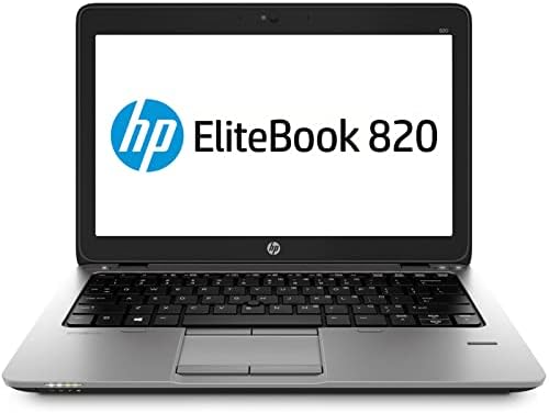HP Notebook PC Portatile EliteBook 820 G2, Schermo 12.5″ HD, Intel Core i5-5200U, Ram 8GB DDR3, SSD 240GB, Webcam, Windows 10 Pro (Ricondizionato)