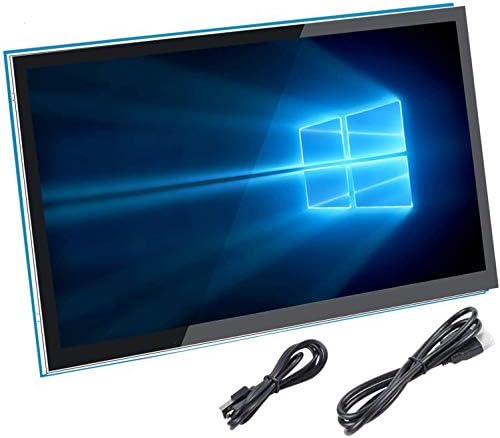 Jun-Saxifragelec Per schermo Raspberry Pi 4, monitor touchscreen capacitivo HDMI da 5 pollici – Display LCD HD 800×600 (supporto Pi 4 e Pi 3 B +, Windows)