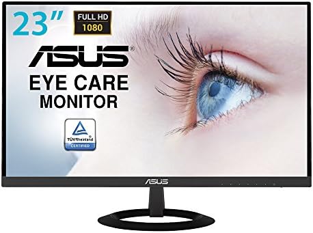 ASUS VZ239HE 23″ Monitor, FHD, 1920 x 1080, IPS, Design Ultra-Slim, HDMI, D-Sub, Flicker Free, Filtro Luce Blu, Certificazione TUV