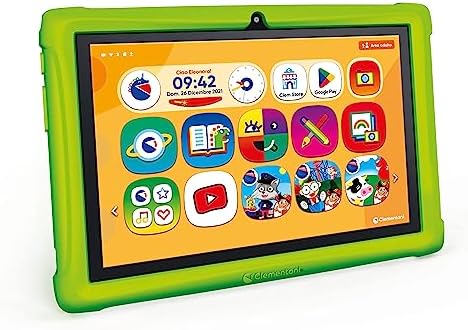 Clementoni – 16795 – Clempad Tablet Educativo, Tecnologia per Bambini 3-6 anni, Schermo 10 Pollici IPS HD Screen, Memoria 32 GB, RAM 2G, Android 13