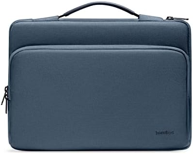 tomtoc 360° Custodia per 13 Pollici MacBook Air M2/A2681 M1/A2337 2022-2018, 13″ MacBook Pro M2/A2686 M1/A2337 2022-2016, Resistente all’acqua Laptop Briefcase Sleeve Adatta 12,9 “iPad Pro 2018-2022