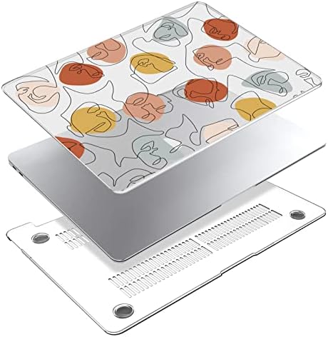 OZADE 5 in 1 Compatibile con 2021 2020-2016 Cover Macbook Pro 13 Pollici M1 A2338 A2289 A2251 A2159 A1989 A1706 A1708,Plastica Copertina Rigide per MacBook Pro 13.3″ con Touch Bar,One Line One World