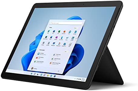 Microsoft Surface Go 3 (Windows 11, schermo da 10,5″, 8 GB di RAM, SSD da 128 GB, Intel Core i3, Wifi, nero) compatto e versatile