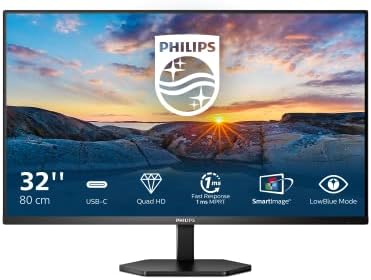 Philips 32E1N3600LA Monitor 32″, Display VA, QHD 2560×1440, 75Hz, 1ms, AMD FreeSync, USB-C 65Watt Power Delivery, 2xHDMI, 1xDisplayPort, Hub USB 4×3.2, Speakers, Vesa,